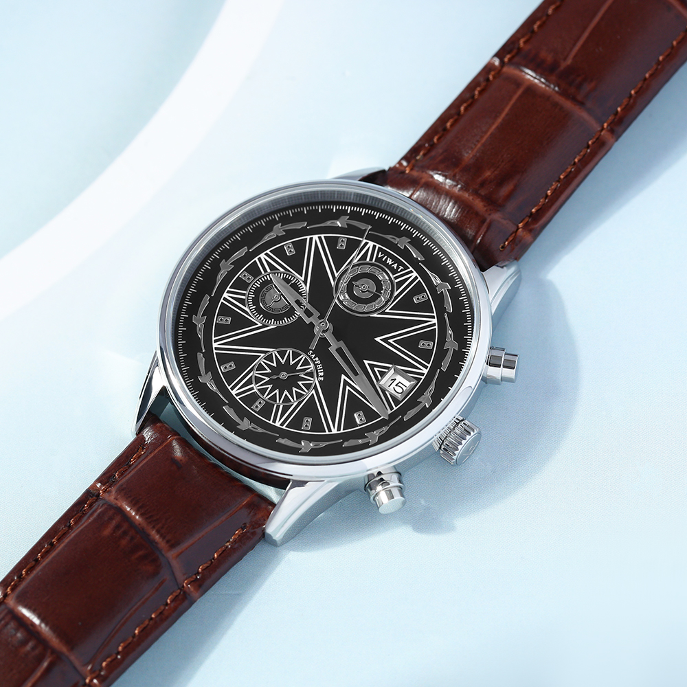 Đồng hồ ViWat Tinh Hoa 40 mm Nam V9.W1019B-2