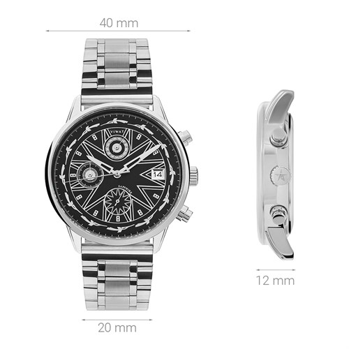 Đồng hồ ViWat Tinh Hoa 40 mm Nam V9.W1019D Màu Bạc