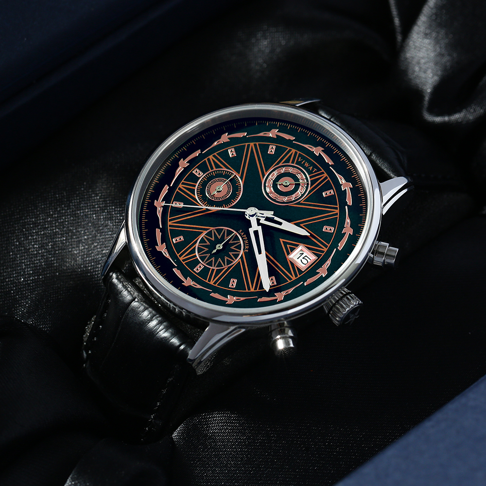 Đồng hồ ViWat Tinh Hoa 40 mm Nam V9.W1029A-22