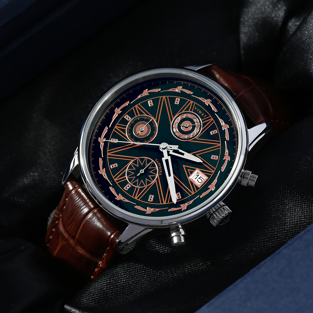 Đồng hồ ViWat Tinh Hoa 40 mm Nam V9.W1029B-20