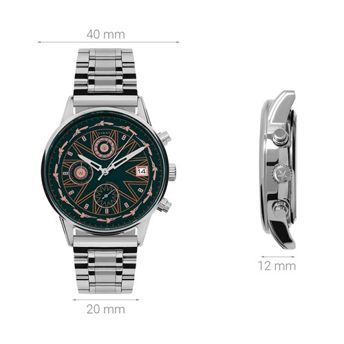 Đồng hồ ViWat Tinh Hoa 40 mm Nam V9.W1029D Màu Bạc