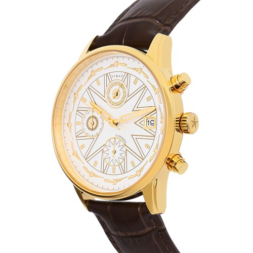 Đồng hồ ViWat Tinh Hoa 40 mm Nam V9.W1059B Màu Nâu