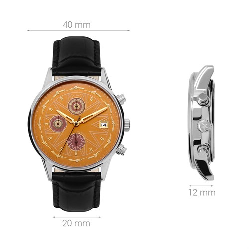 Đồng hồ ViWat Tinh Hoa 40 mm Nam V9.W1089A Màu Đen