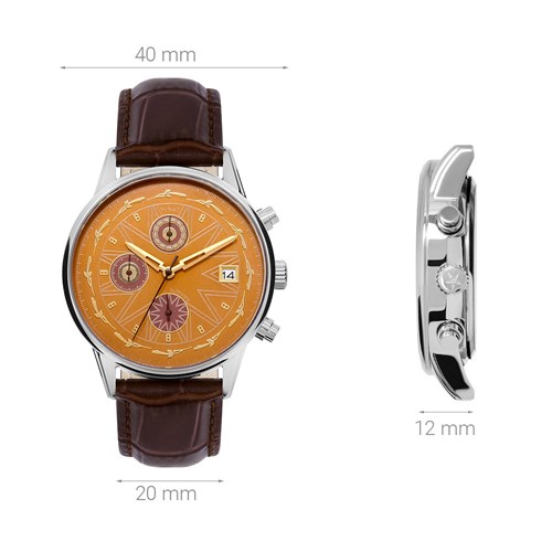 Đồng hồ ViWat Tinh Hoa 40 mm Nam V9.W1089B Màu Nâu