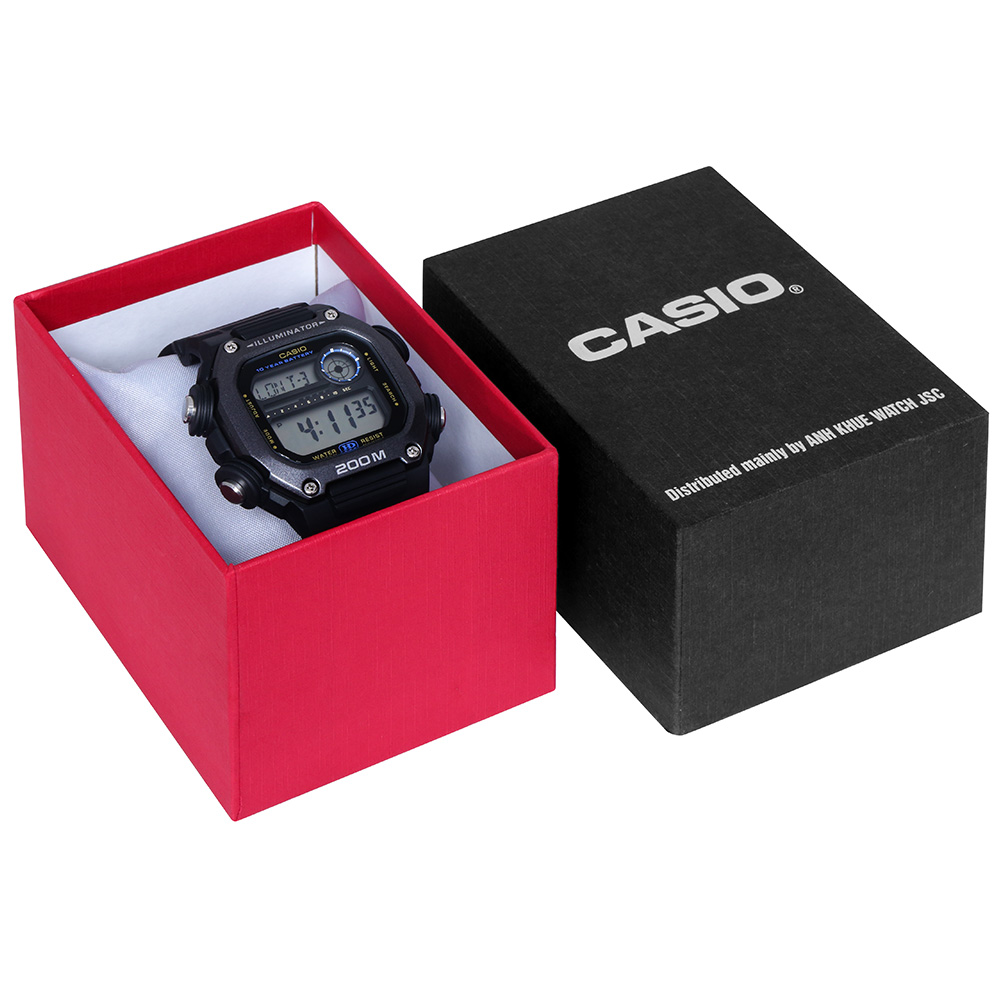 Đồng hồ Casio Timeless 50.5 × 50.4 mm Nam DW-291HX-1AVDF Màu Đen