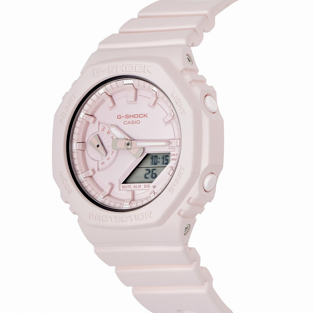 Đồng hồ G-Shock 2100 42.9 mm Nữ GMA-S2100BA-4ADR Màu Hồng