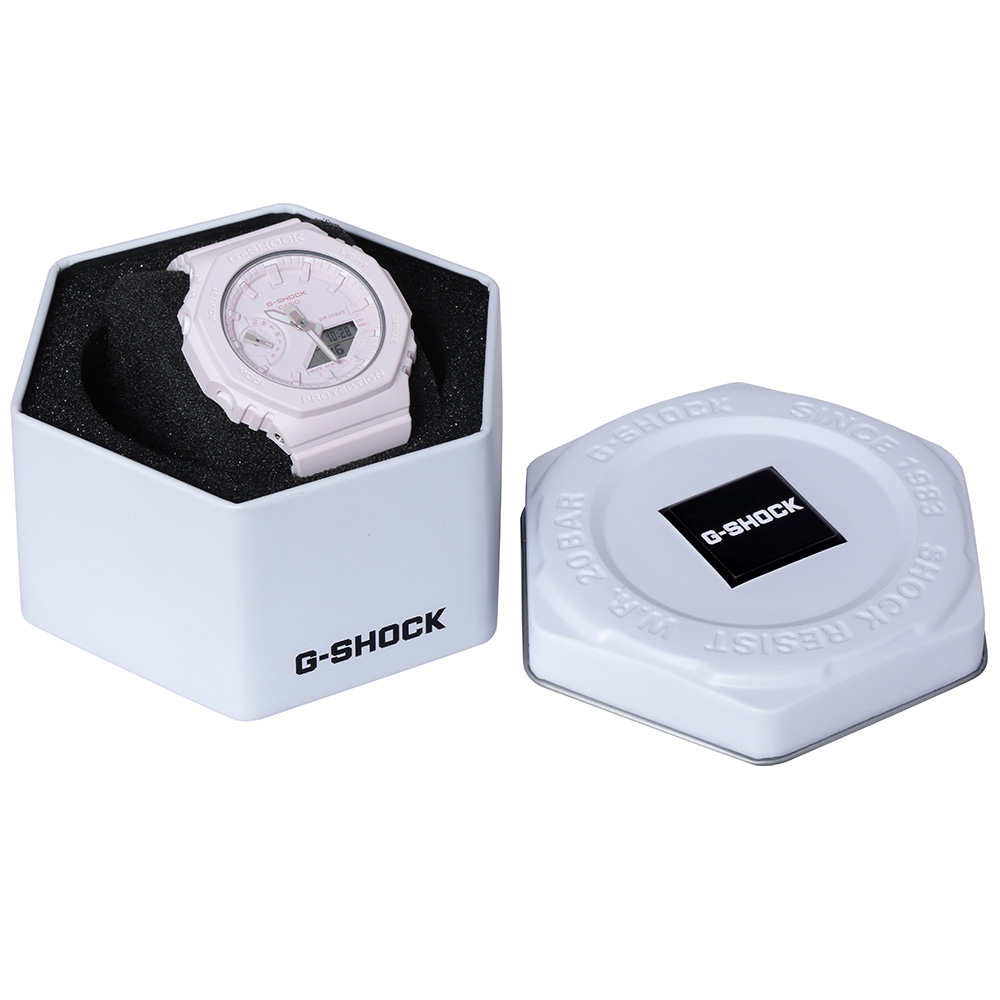 Đồng hồ G-Shock 2100 42.9 mm Nữ GMA-S2100BA-4ADR Màu Hồng