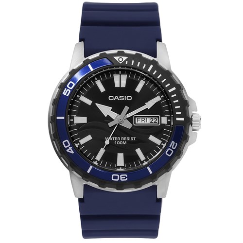 Đồng hồ Casio 45.5 mm Nam MTD-125-2AVDF Màu Xanh Dương
