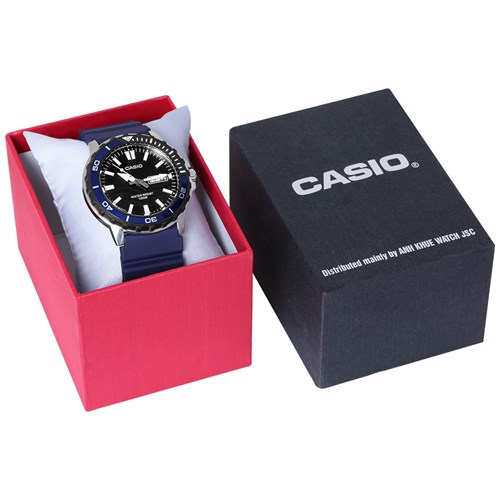 Đồng hồ Casio 45.5 mm Nam MTD-125-2AVDF Màu Xanh Dương