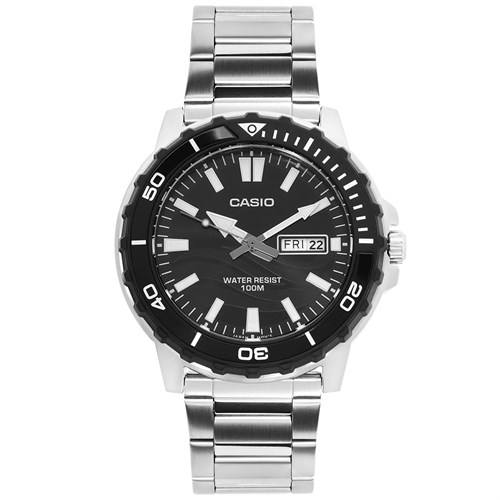 Đồng hồ Casio 45.5 mm Nam MTD-125D-1A1VDF Màu Bạc