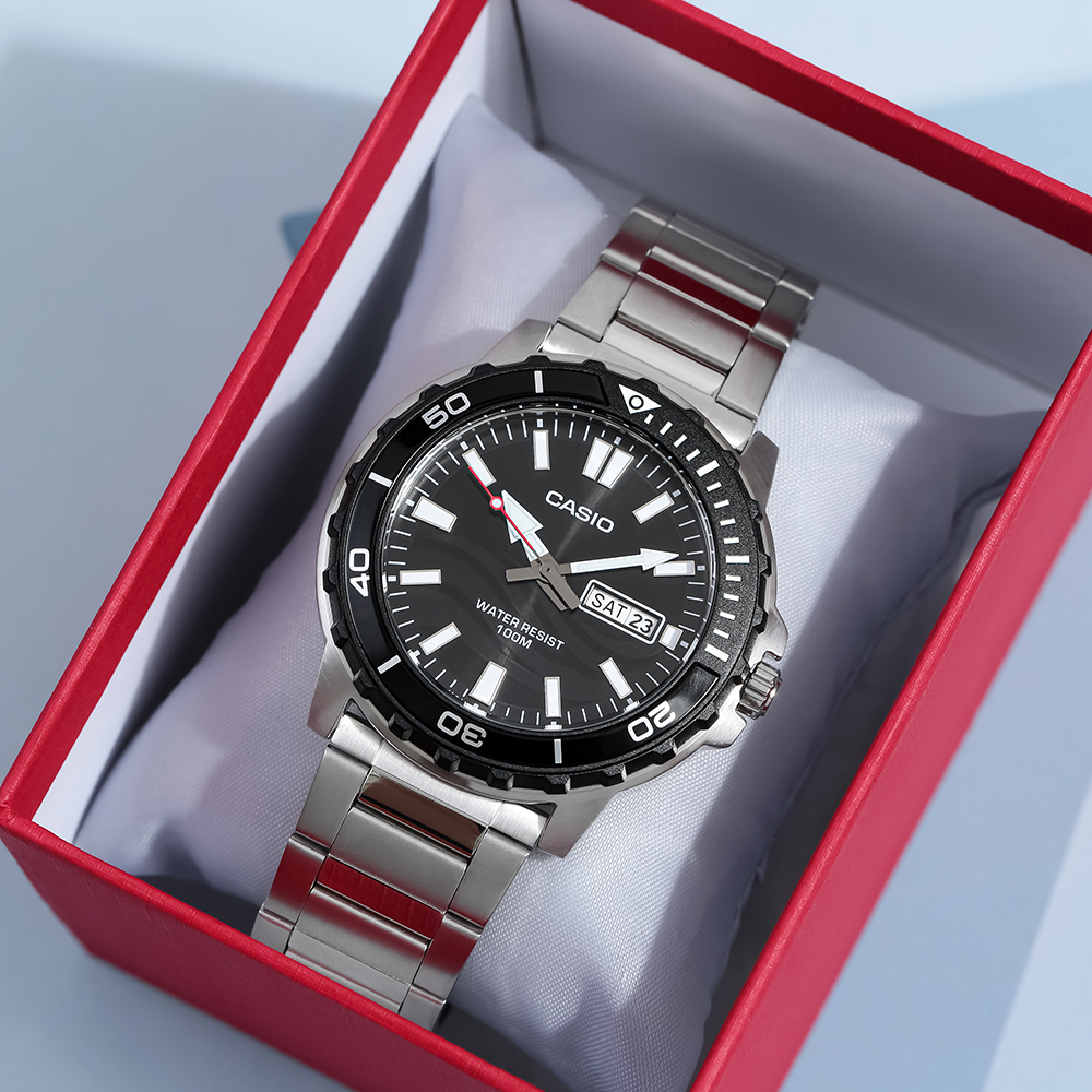 Đồng hồ Casio 45.5 mm Nam MTD-125D-1A1VDF