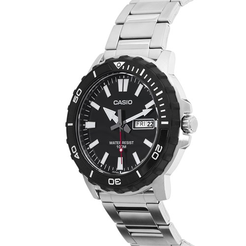 Đồng hồ Casio 45.5 mm Nam MTD-125D-1A1VDF Màu Bạc