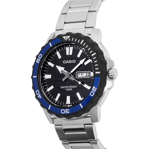 Đồng hồ Casio 45.5 mm Nam MTD-125D-1A2VDF Màu Bạc