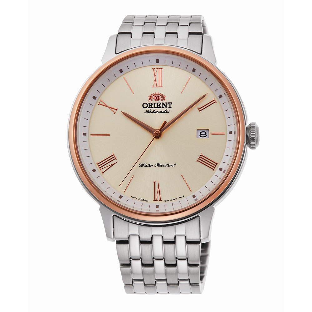 Đồng hồ Orient 42.2 mm Nam RA-AC0J01S10B Màu Bạc