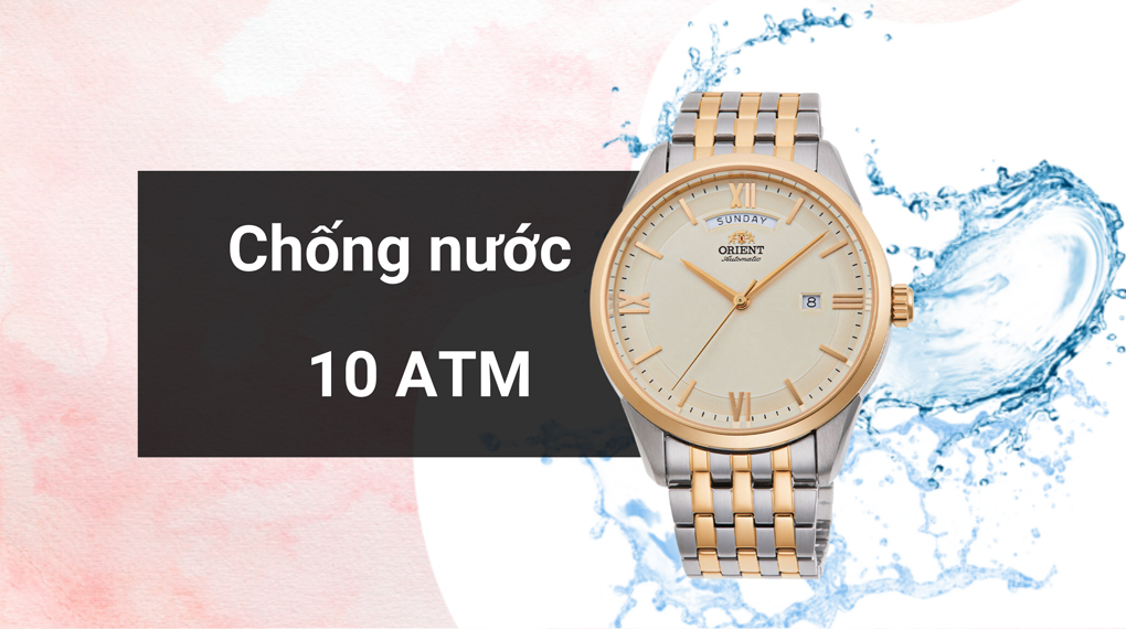 Khả năng kháng nước của mẫu đồng hồ Khả năng kháng nước của mẫu đồng hồ