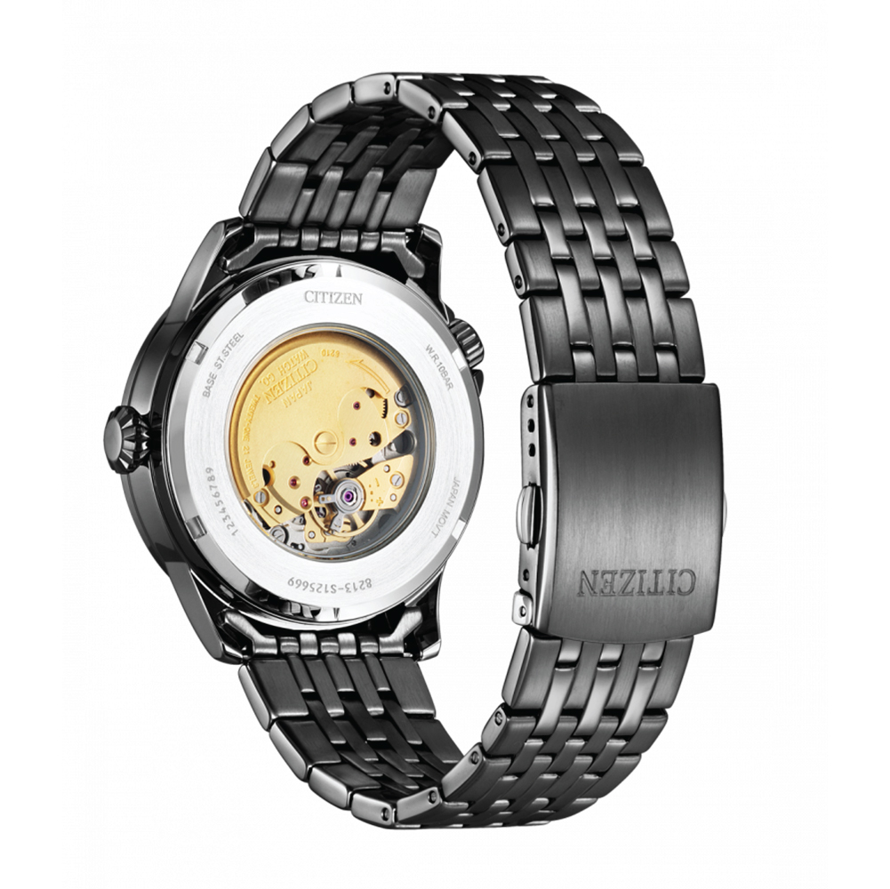 Đồng hồ Citizen Mechanical 42 mm Nam NJ0147-85E Màu Đen
