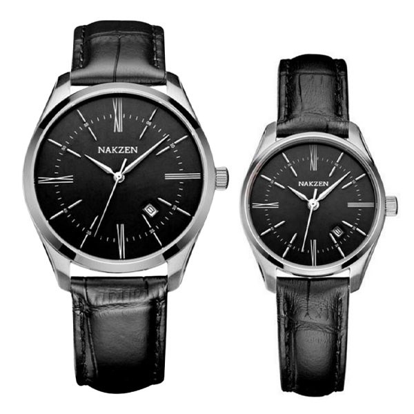 Đồng hồ đôi Nakzen SL9007GBK-1/SL9007LBK-1