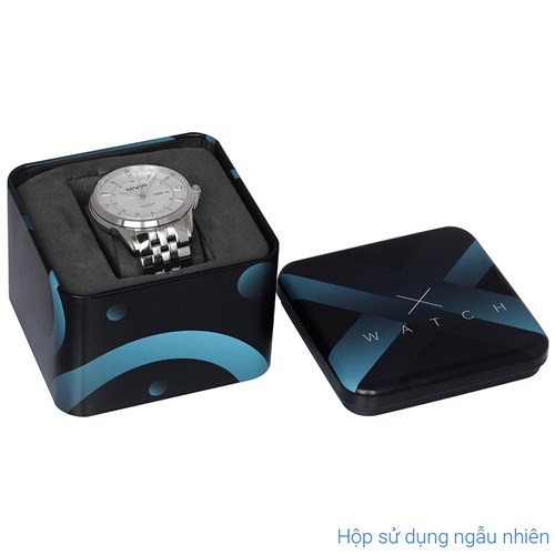 Đồng hồ MVW Star 41 mm Nam MSA001-01N Màu Bạc