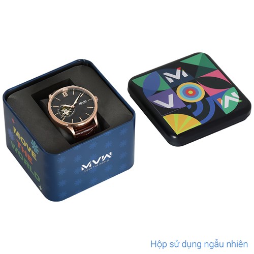Đồng hồ MVW Star 42 mm Nam MLA005-01N Màu Nâu