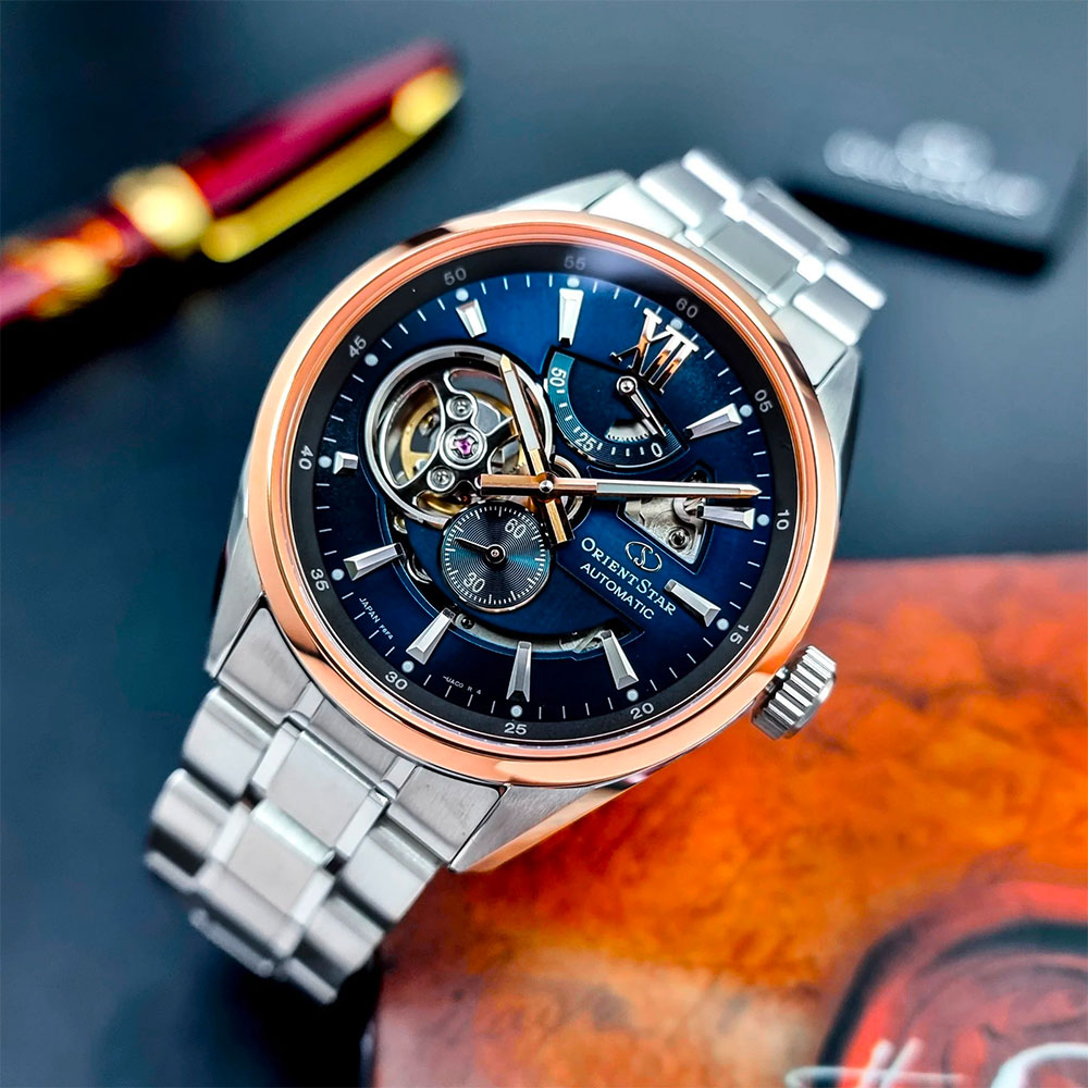 Đồng hồ Orient Star 41 mm Nam RE-AV0120L00B - 3