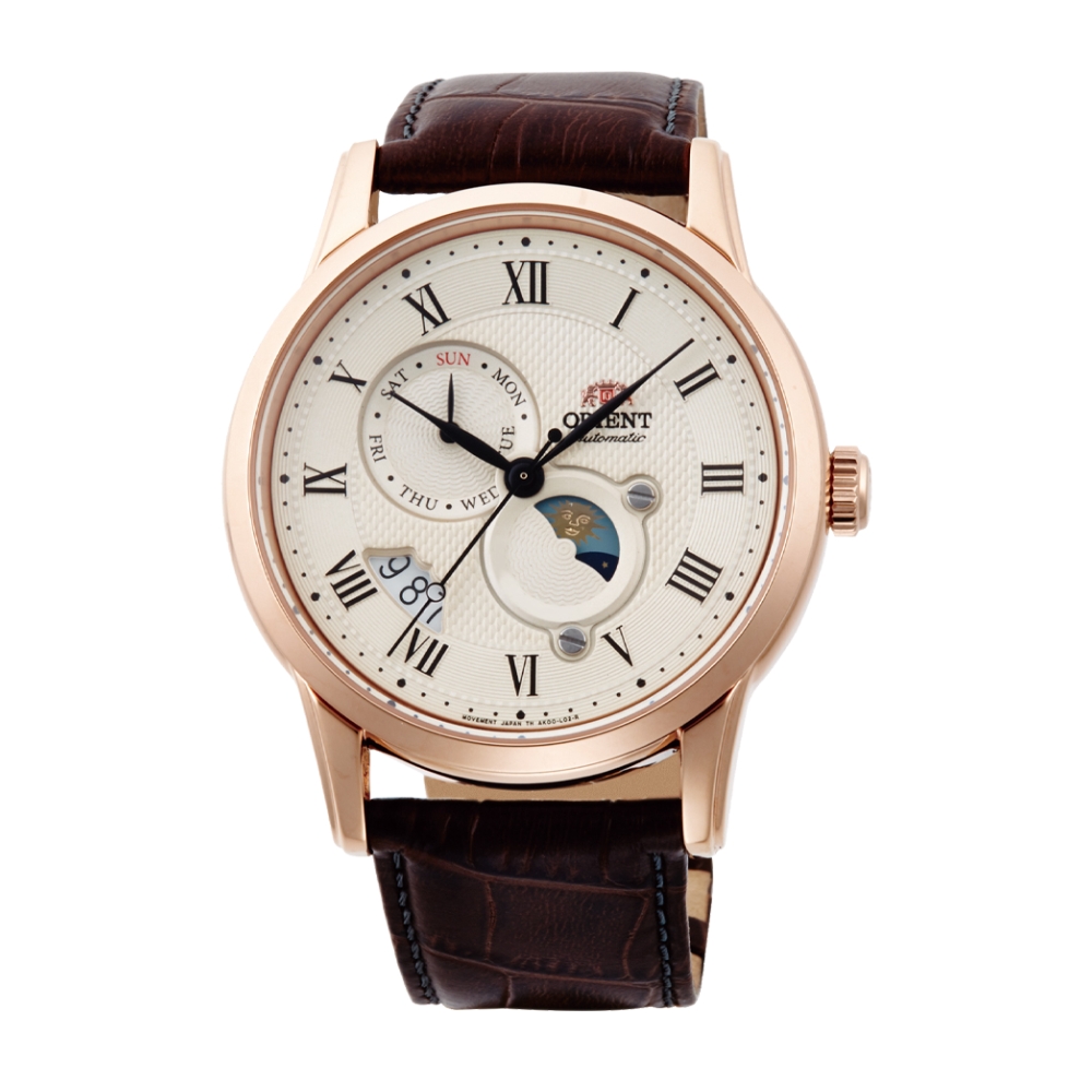 Đồng hồ Orient Sun & Moon 42.5 mm Nam RA-AK0007S10B