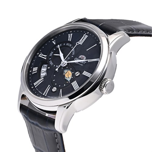 Đồng hồ Orient Sun & Moon 42.5 mm Nam RA-AK0011D10B Màu Xanh đen