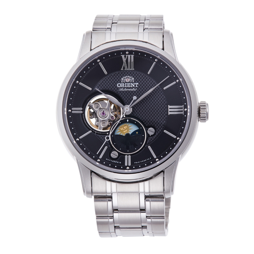 Đồng hồ Orient Sun & Moon 42 mm Nam RA-AS0008B10B