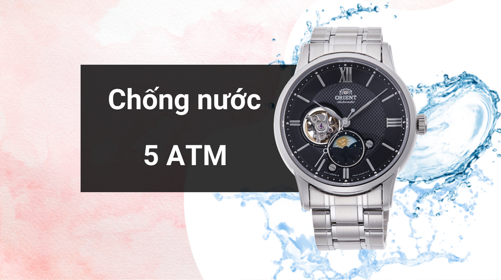Khả năng kháng nước của mẫu đồng hồ Khả năng kháng nước của mẫu đồng hồ