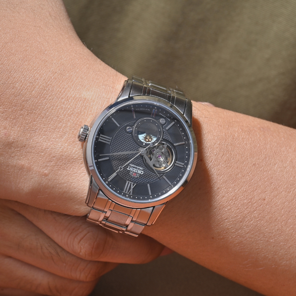 Đồng hồ Orient Sun & Moon 42 mm Nam RA-AS0008B10B - 5