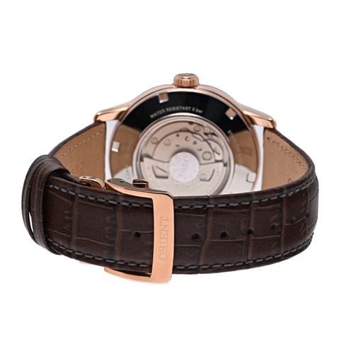 Đồng hồ Orient Sun & Moon 42 mm Nam RA-AS0009S10B Màu Nâu