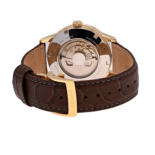 Đồng hồ Orient Sun & Moon 42 mm Nam RA-AS0010S10B Màu Nâu