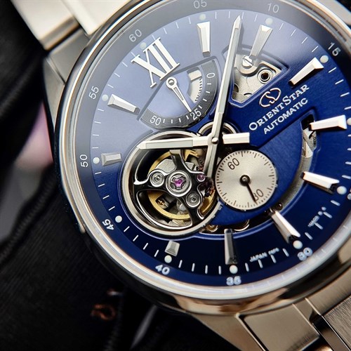 Đồng hồ Orient Star 41 mm Nam RE-AV0003L00B Màu Bạc