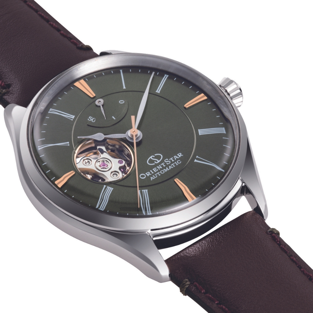 Đồng hồ Orient Star 40.4 mm Nam RE-AT0202E00B Màu Nâu