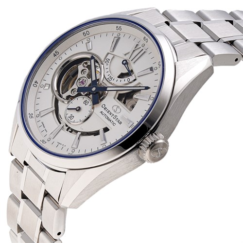 Đồng hồ Orient Star 41 mm Nam RE-AV0113S00B Màu Bạc