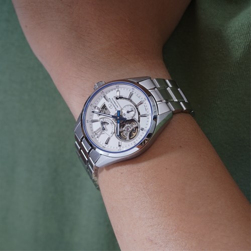 Đồng hồ Orient Star 41 mm Nam RE-AV0113S00B Màu Bạc