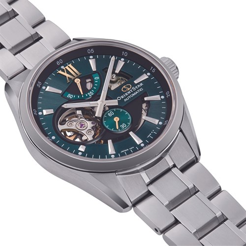 Đồng hồ Orient Star 41 mm Nam RE-AV0114E00B Màu Bạc