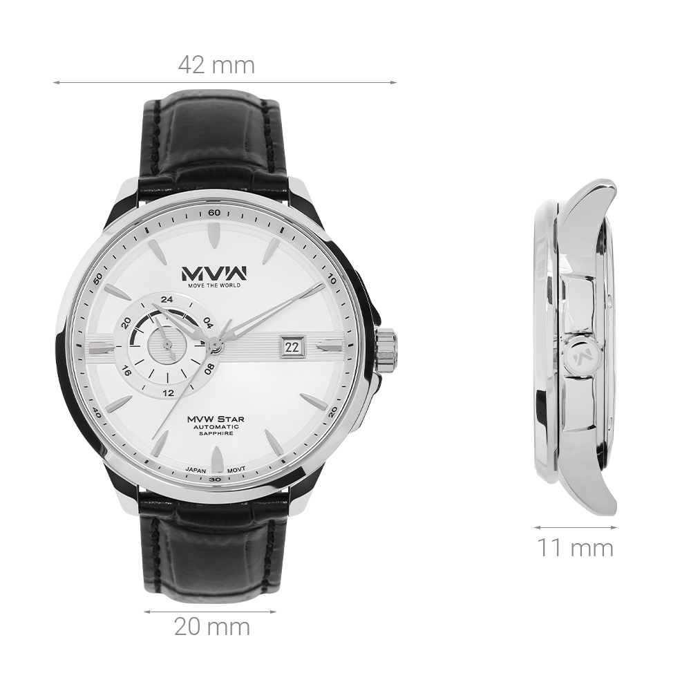 Đồng hồ MVW Star 42 mm Nam MLA001-02N - 6