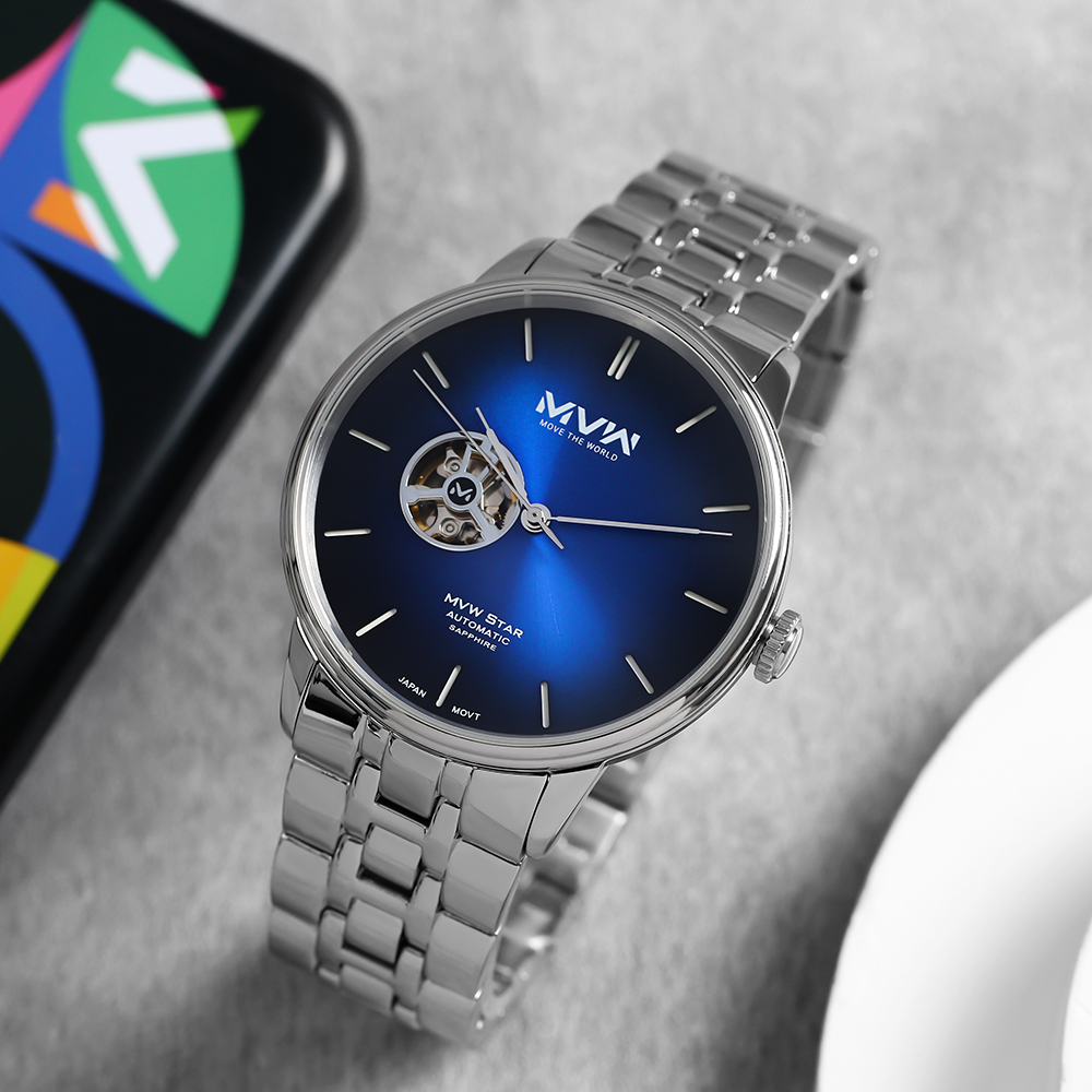 Đồng hồ MVW Star 43 mm Nam MSA002-01N