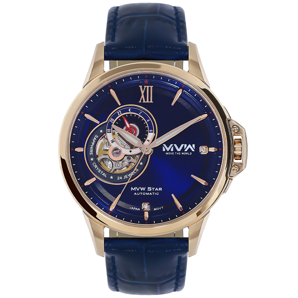 Đồng hồ MVW Star 41 mm Nam MLA004-01N