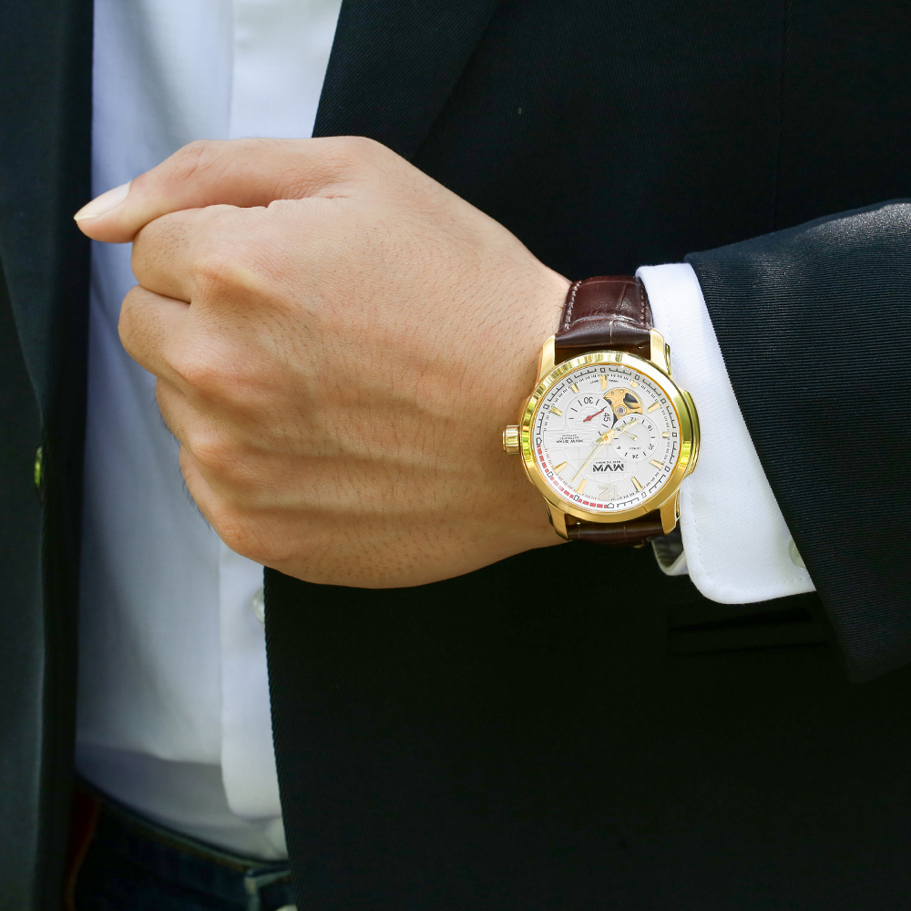 Đồng hồ MVW Star 40 mm Nam MLA006-01N