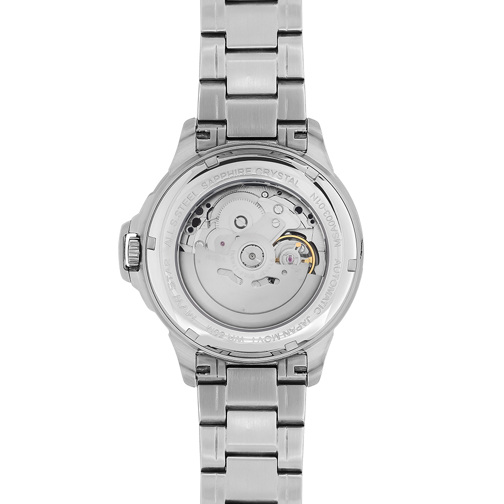 Đồng hồ MVW Star 41 mm Nam MSA003-02N Màu Bạc