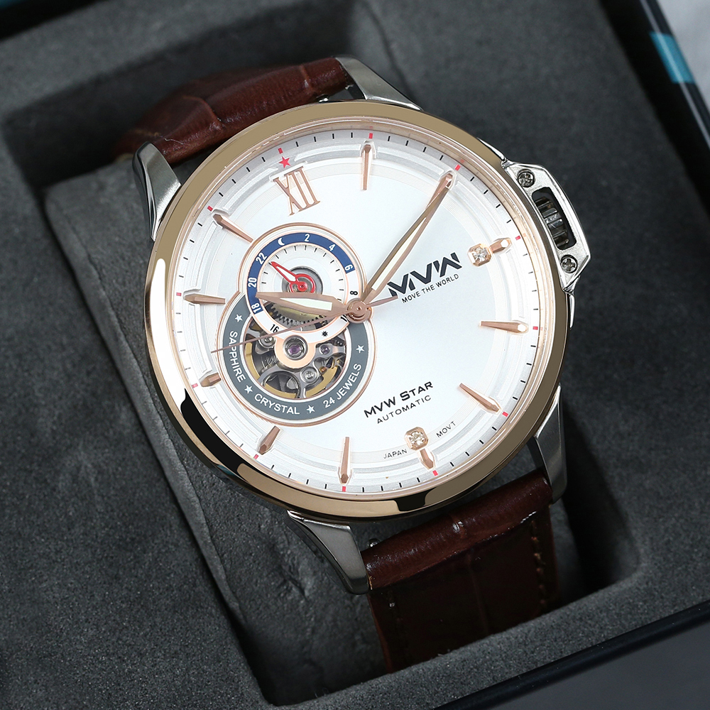 Đồng hồ MVW Star 41.5 mm Nam MLA004-02N