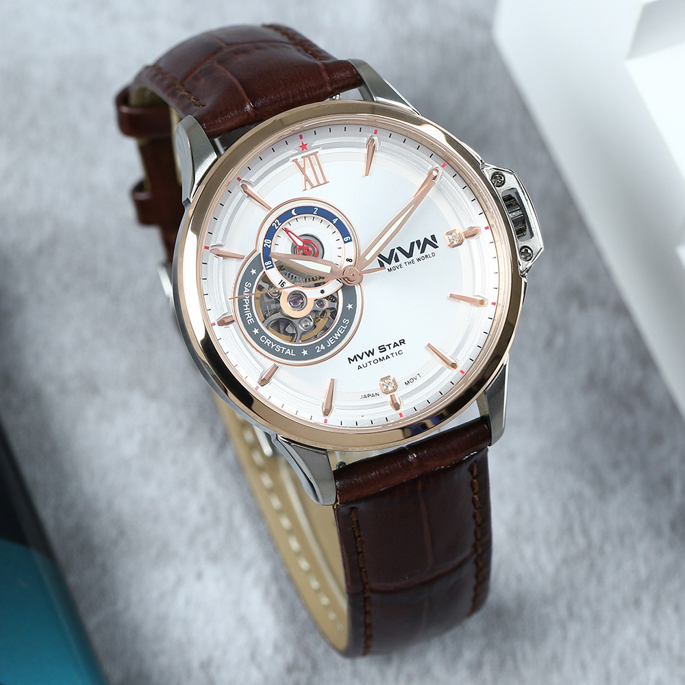 Đồng hồ MVW Star 41.5 mm Nam MLA004-02N