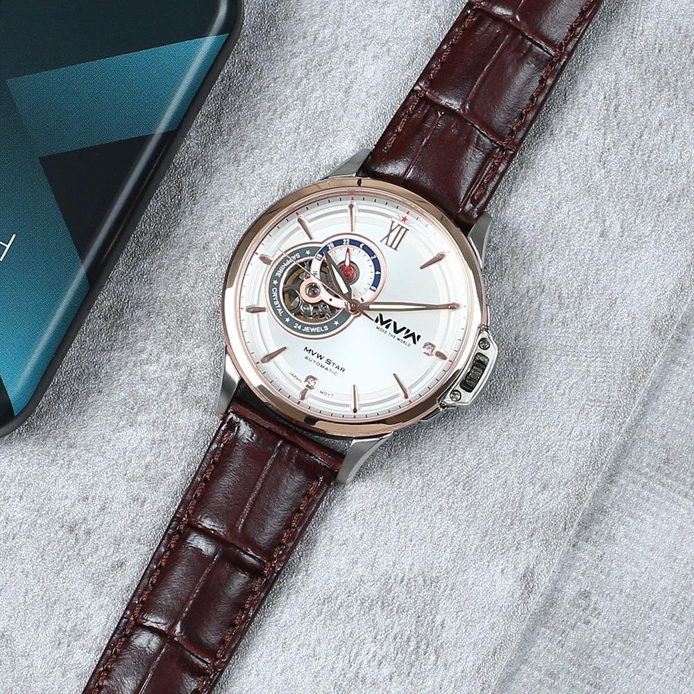 Đồng hồ MVW Star 41.5 mm Nam MLA004-02N