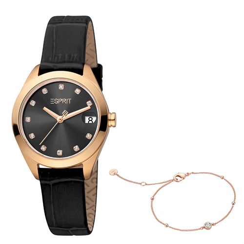 Đồng hồ Esprit 30 mm Nữ ES1L295L0055 Màu Đen