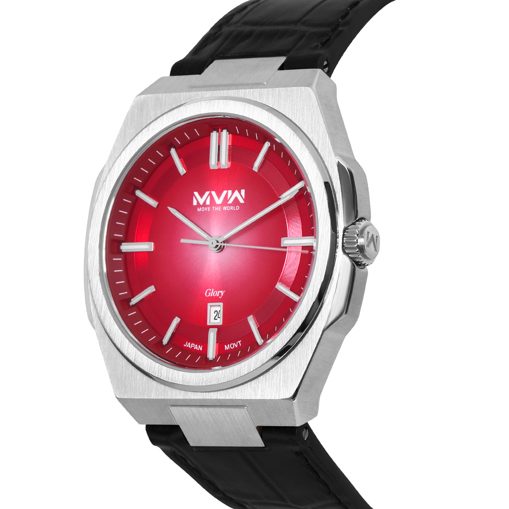 Đồng hồ MVW Glory 43 mm Nam ML079-01 Màu Đen