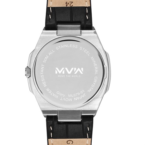Đồng hồ MVW Glory 43 mm Nam ML079-01 Màu Đen