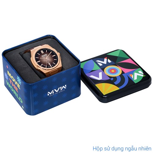 Đồng hồ MVW Glory 43 mm Nam ML079-03 Màu Nâu