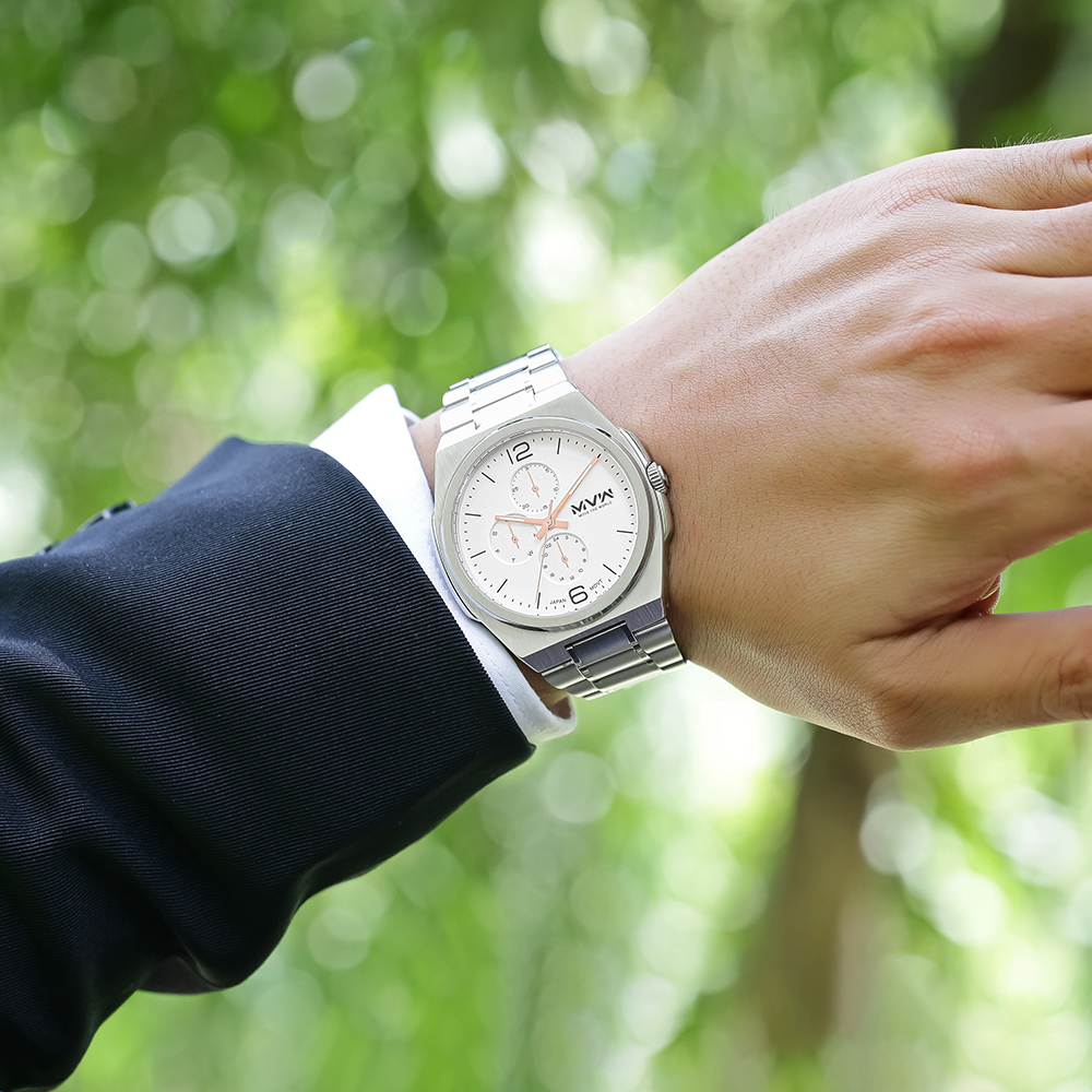 Đồng hồ MVW Glory 43 mm Nam MS087-01