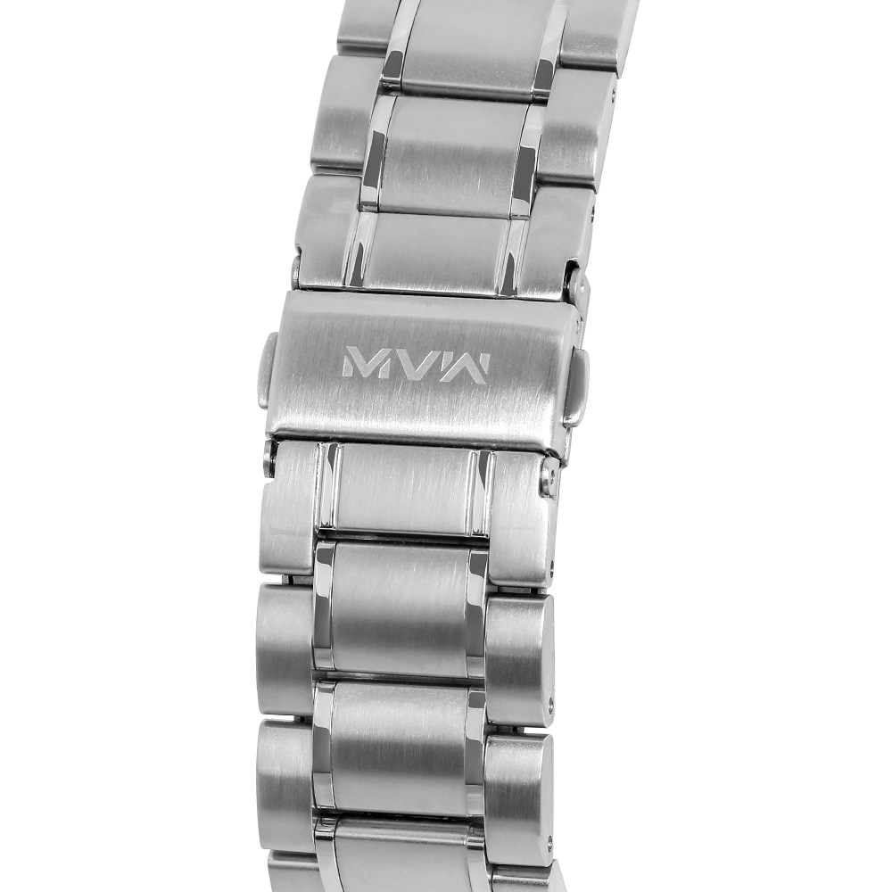 Đồng hồ MVW Glory 43 mm Nam MS087-01 Màu Bạc
